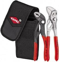 Knipex - 2 Piece Pipe Wrench & Water Pump Plier Set - Comes in Belt Pack - Caliber Tooling