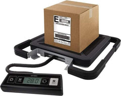 Dymo - 15" Base, 250 Lb Capacity, Digital Scale - 0.2 Lb & 0.1 Kg Graduation, USB, 120 Volt Adapter or (3) AAA Batteries - Caliber Tooling