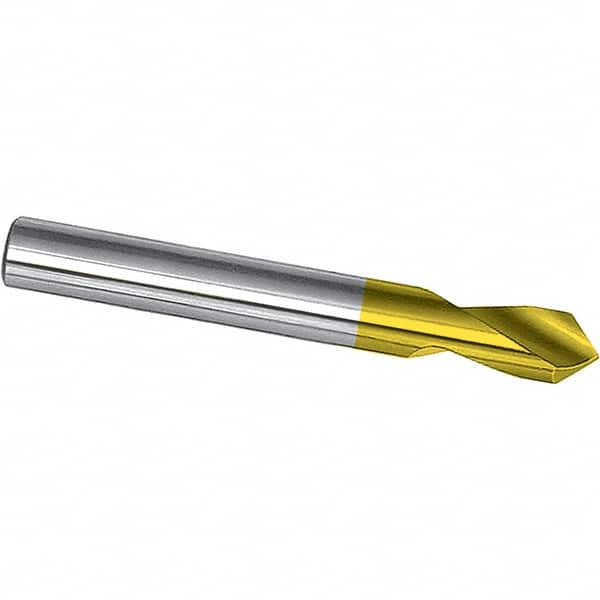 Magafor - 14mm Body Diam, 90°, 4-1/2" OAL, Cobalt Spotting Drill - Caliber Tooling