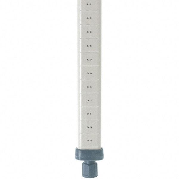 Metro - 54" High, Open Shelving Post - Polymer, Use with Metro Max I Shelving - Caliber Tooling