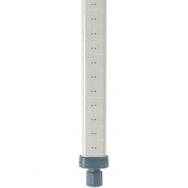 Metro - 86" High, Open Shelving Post - Polymer, Use with Metro Max I Shelving - Caliber Tooling