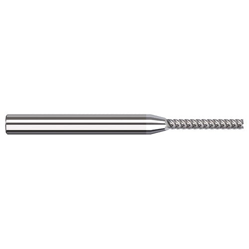 Variable Helix End Mills for Aluminum Alloys - Finishers - 0.1875″ (3/16″) Cutter Diameter × 1.0000″ (1″) Length of Cut Carbide Square End Mill Finisher for Aluminum Alloys, 5 Flutes, TiB2 Coated - Exact Industrial Supply