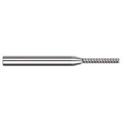 Variable Helix End Mills for Aluminum Alloys - Finishers - 0.1562″ (5/32″) Cutter Diameter × 0.7500″ (3/4″) Length of Cut Carbide Square End Mill Finisher for Aluminum Alloys, 5 Flutes, TiB2 Coated - Exact Industrial Supply