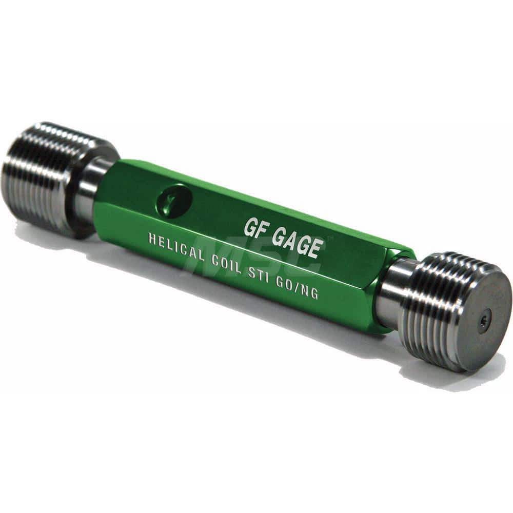 Plug Thread Gage: 9/16-12 Thread, 2B Class, Double End, Go & No Go Handle Included