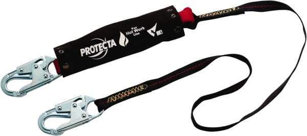 Protecta - Lanyards & Lifelines Type: Shock Absorbing Lanyard Length (Feet): 6.00 - Caliber Tooling