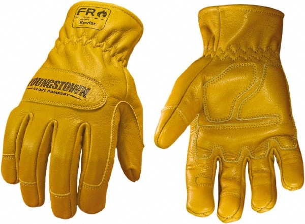 Youngstown - Size L, Leather or Synthetic Leather, Arc Flash Gloves - Caliber Tooling