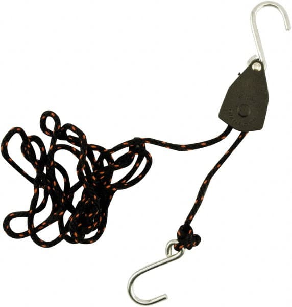 Erickson Manufacturing - Nylon Tite Rope Pulley - 1/8" Wide x 72" Long, Black, For Use with General Use - Caliber Tooling