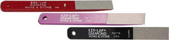 Value Collection - Coarse, Medium & Fine, 2" Length of Cut, Single End Diamond Hone - 250 Grit, 3/4" Wide x 3/16" High - Caliber Tooling