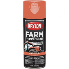 Krylon - Kubota Orange, 12 oz Net Fill, Gloss, Farm & Equipment Spray Paint - 12 oz Container, Use on Equipment - Caliber Tooling