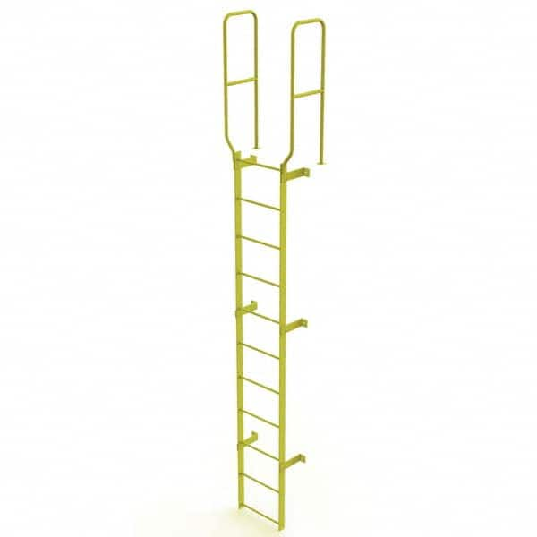 TRI-ARC - Rolling & Wall Mounted Ladders & Platforms Type: Fixed Ladder Style: Safety Cage - Caliber Tooling