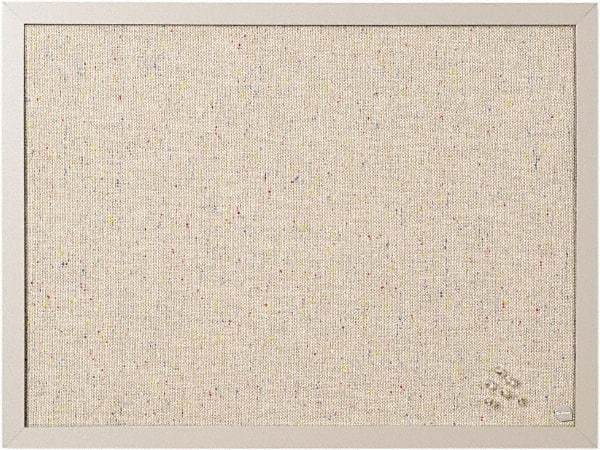 MasterVision - 17.72" Wide x 23.62" High Cork Bulletin Board - Fabric, Gray - Caliber Tooling