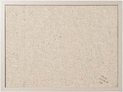 MasterVision - 17.72" Wide x 23.62" High Cork Bulletin Board - Fabric, Gray - Caliber Tooling