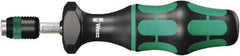 Wera - 1 Piece, 0.3 to 1 N/m, Adjustable Torque Limiting Screwdriver - 0.025" Drive - Caliber Tooling