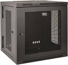 Tripp-Lite - 23-1/2" Overall Width x 12" Rack Height x 21-5/8" Overall Depth Data Cable Enclosure - 200 Lb Capacity, Black - Caliber Tooling