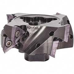 Tungaloy - 26mm Arbor Hole, Indexable High-Feed Face Mill - Caliber Tooling