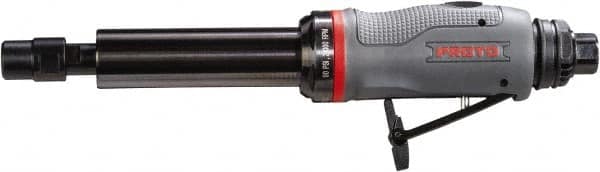 Proto - 1/4" Collet, Straight Handle, Straight Air Die Grinder - 28,000 RPM, Rear Exhaust, 2.7 CFM, 0.3 hp, 90 psi, 1/4" Inlet - Caliber Tooling