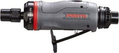 Proto - 1/4" Collet, Straight Handle, Straight Air Die Grinder - 30,000 RPM, Rear Exhaust, 2.7 CFM, 0.3 hp, 90 psi, 1/4" Inlet - Caliber Tooling