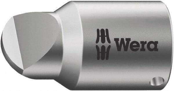 Wera - 1/4" Drive, #0 Point, Standard Slotted Screwdriver Socket - #0 Point - Caliber Tooling