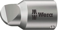 Wera - 1/4" Drive, #4 Point, Standard Slotted Screwdriver Socket - #4 Point - Caliber Tooling