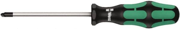 Wera - 4" Blade Length Tri-Point Screwdriver - 8" OAL - Caliber Tooling