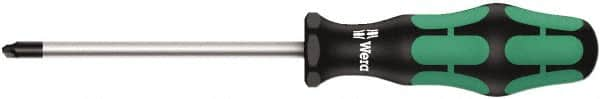 Wera - 3-1/8" Blade Length Tri-Point Screwdriver - 7" OAL - Caliber Tooling