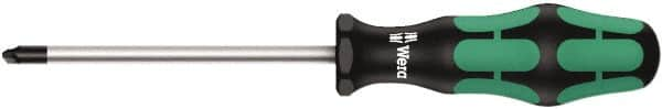 Wera - 3-1/8" Blade Length Tri-Point Screwdriver - Caliber Tooling