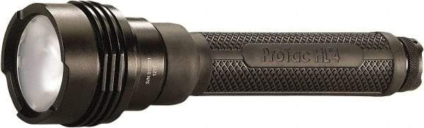 Streamlight - White LED Bulb, 2,200 Lumens, Industrial/Tactical Flashlight - Black Aluminum Body, 4 CR123A Lithium Batteries Included - Caliber Tooling