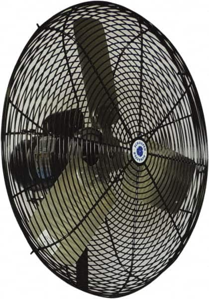 Schaefer Ventilation Equipment - 30" Blade, 1/2 hp, 8,500 & 9,600 CFM, Oscillating Industrial Circulation Fan - Fan Head Only, 2 Speed - Caliber Tooling