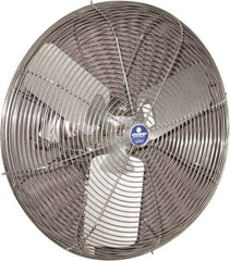 Schaefer Ventilation Equipment - 30" Blade, 1/2 hp, 10,650 CFM, Industrial Circulation Fan - Fan Head Only, 1 Speed - Caliber Tooling