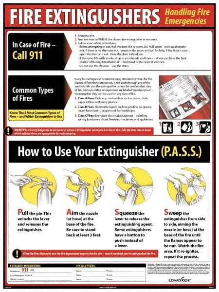 ComplyRight - Regulatory Compliance General Safety & Accident Prevention Training Kit - English, 18" Wide x 24" High - Caliber Tooling