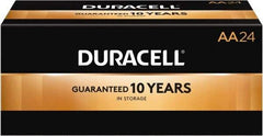 Duracell - Size AA, Alkaline, 24 Pack, Standard Battery - 1.5 Volts, Button Tab Terminal, LR6, ANSI 15A Regulated - Caliber Tooling