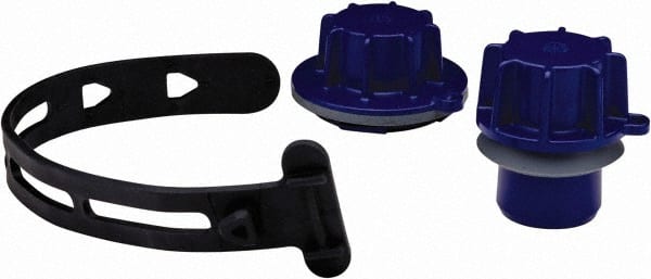 3M - PAPR & Supplied Air (SAR) Replacement Parts & Accessories; Accessory/Replacement Type: PAPR Systems ; Accessory Type: PAPR/SAR Headgear ; Type: PAPR/SAR Headgear ; Series Compatibility: 3M TR-600/800 ; Color: Blue/Black ; Description: (1) Battery Co - Exact Industrial Supply