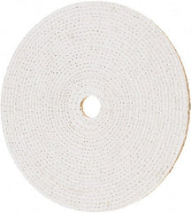 Value Collection - 12" Diam x 1/4" Thick Unmounted Buffing Wheel - 20 Ply, Polishing, 1-1/4" Arbor Hole, Hard Density - Caliber Tooling