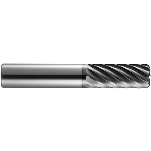 10.0 End Mill 7FL 0.50R TX - MULTI-CARB 10x10x22x75 - Exact Industrial Supply