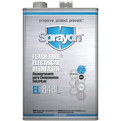 Sprayon - 1 Gallon Can Electrical Grade Cleaner/Degreaser - 37,000 Volt Dielectric Strength, Nonflammable, Food Grade, Plastic Safe - Caliber Tooling