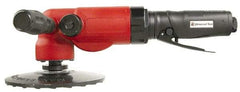 Universal Tool - 7" Wheel Diam, 7,500 RPM, Pneumatic Angle & Disc Grinder - 5/8-11 Spindle, 28 CFM, Side Exhaust - Caliber Tooling