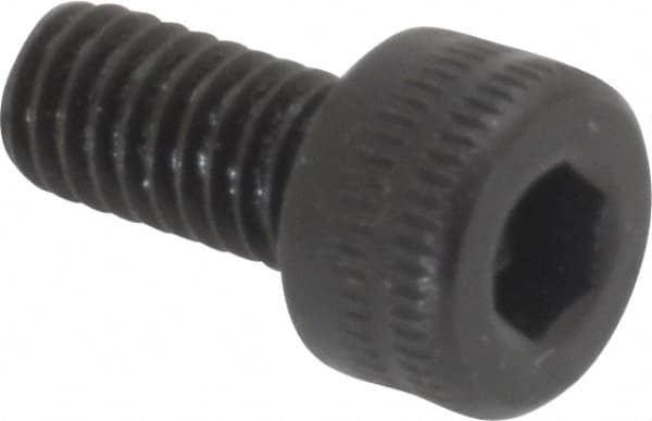 Holo-Krome - M4x0.70 Metric Coarse Hex Socket Drive, Socket Cap Screw - Grade 12.9 Alloy Steel, Black Oxide Finish, Fully Threaded, 8mm Length Under Head - Caliber Tooling