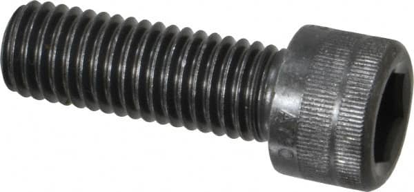 Holo-Krome - M12x1.75 Metric Coarse Hex Socket Drive, Socket Cap Screw - Grade 12.9 Alloy Steel, Black Oxide Finish, Fully Threaded, 35mm Length Under Head - Caliber Tooling