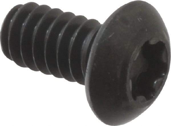 Camcar - #10-24 UNC Torx Plus Drive, Button Screw - Alloy Steel, Black Oxide Finish, Fully Threaded, 3/8" Length Under Head - Caliber Tooling