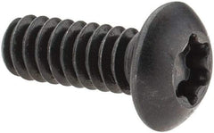 Camcar - #10-24 UNC Torx Plus Drive, Button Screw - Alloy Steel, Black Oxide Finish, Fully Threaded, 1/2" Length Under Head - Caliber Tooling