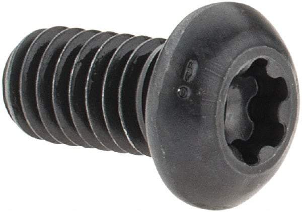 Camcar - 5/16-18 UNC Torx Plus Drive, Button Screw - Alloy Steel, Black Oxide Finish, Fully Threaded, 5/8" Length Under Head - Caliber Tooling