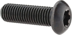 Camcar - 5/16-24 UNF Torx Plus Drive, Button Screw - Alloy Steel, Black Oxide Finish, Fully Threaded, 1" Length Under Head - Caliber Tooling