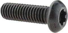 Camcar - 3/8-16 UNC Torx Plus Drive, Button Screw - Alloy Steel, Black Oxide Finish, Fully Threaded, 1-1/4" Length Under Head - Caliber Tooling