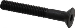 Holo-Krome - M5x0.80 Metric Coarse Hex Socket Drive, 90° Flat Screw - Grade 12.9 Alloy Steel, Black Oxide Finish, Fully Threaded, 35mm OAL - Caliber Tooling