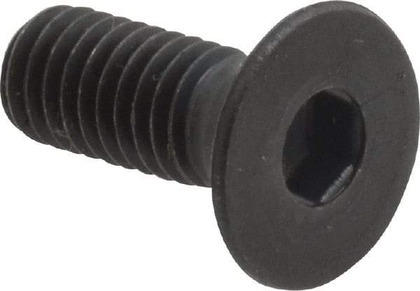 Holo-Krome - M6x1.00 Metric Coarse Hex Socket Drive, 90° Flat Screw - Grade 12.9 Alloy Steel, Black Oxide Finish, Fully Threaded, 16mm OAL - Caliber Tooling