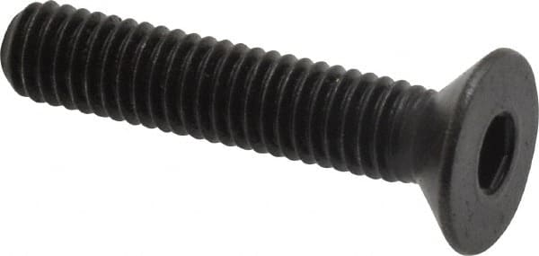 Holo-Krome - M6x1.00 Metric Coarse Hex Socket Drive, 90° Flat Screw - Grade 12.9 Alloy Steel, Black Oxide Finish, Fully Threaded, 30mm OAL - Caliber Tooling