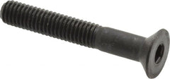 Holo-Krome - M6x1.00 Metric Coarse Hex Socket Drive, 90° Flat Screw - Grade 12.9 Alloy Steel, Black Oxide Finish, Partially Threaded, 40mm OAL - Caliber Tooling