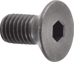 Holo-Krome - M10x1.50 Metric Coarse Hex Socket Drive, 90° Flat Screw - Grade 12.9 Alloy Steel, Black Oxide Finish, Fully Threaded, 20mm OAL - Caliber Tooling