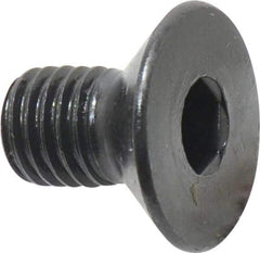 Holo-Krome - M12x1.75 Metric Coarse Hex Socket Drive, 90° Flat Screw - Grade 12.9 Alloy Steel, Black Oxide Finish, Fully Threaded, 20mm OAL - Caliber Tooling