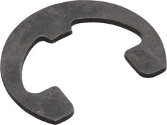 Rotor Clip - 7/16" Groove Diam, 9/16" Shaft Diam, Phosphate Steel, Reinforced E Style External Retaining Rings - 0.046" Groove Width, 0.062" Groove Depth, 0.042" Ring Thickness, Grade 1060-1090 - Caliber Tooling